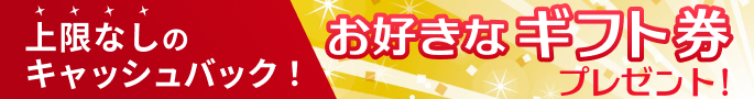 お好きなギフト券プレゼント